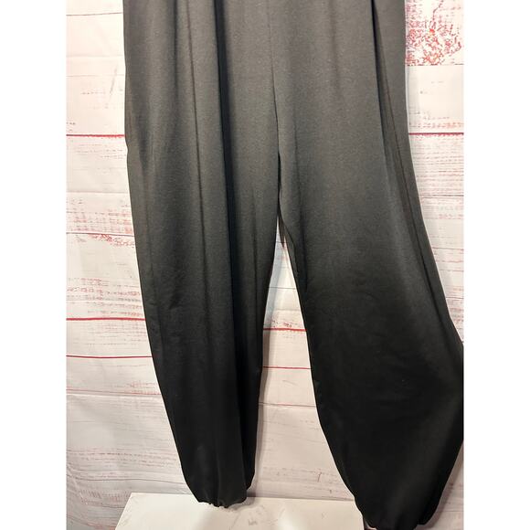 Black Jogger Style Jumpsuit Size Large - Picture 4 of 5